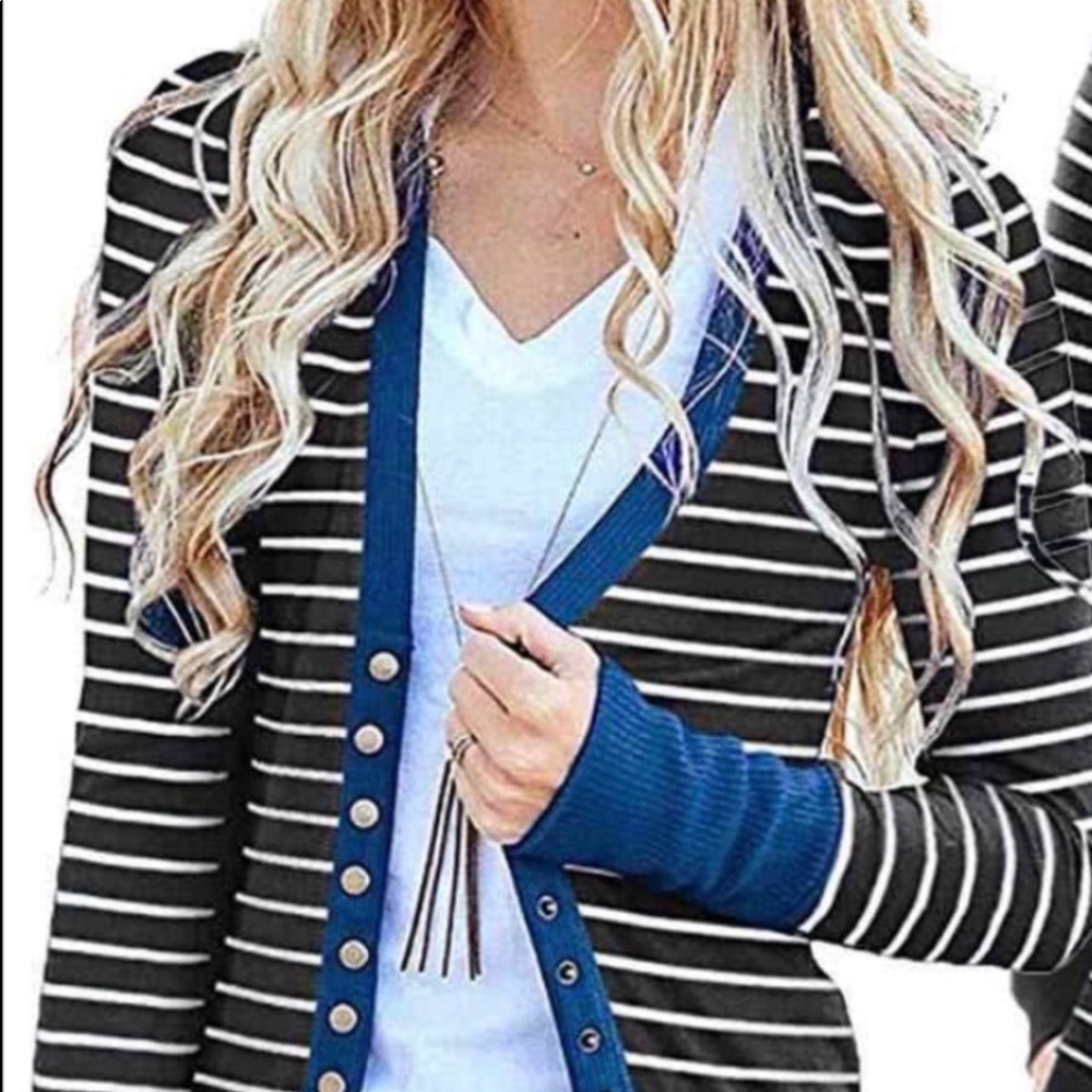 Striped Cardigan - Picture 3 of 6